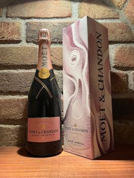 Champagner Frankreich Moët & Chandon Rose 0,75 l Flasche in der Geschenkverpackung Limited Edition 2023